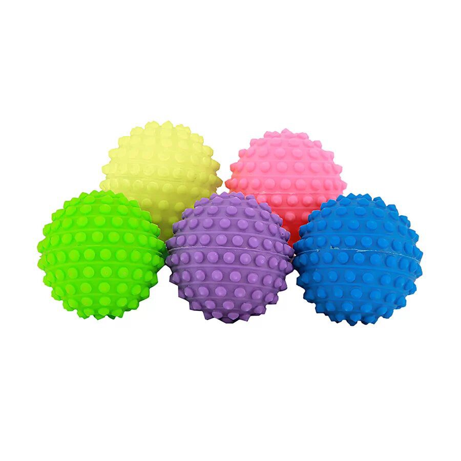 Brinquedo Líder Pet Bola Cravo para Cães – Cores Sortidas