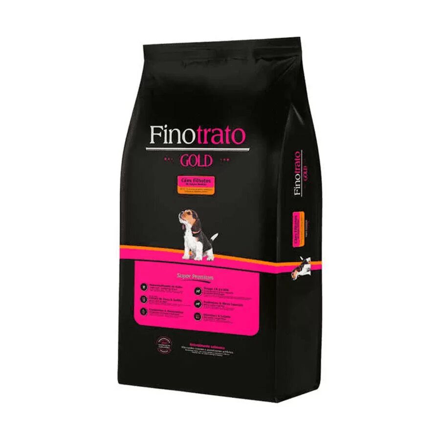 Ração Finotrato Gold para Cães Filhote de Médio Porte