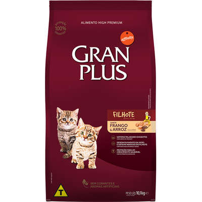 Ração GranPlus Frango e Arroz para Gatos Filhotes