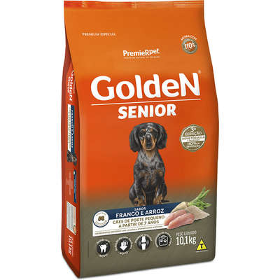Ração Golden Formula Cães Sênior Mini Bits Frango e Arroz