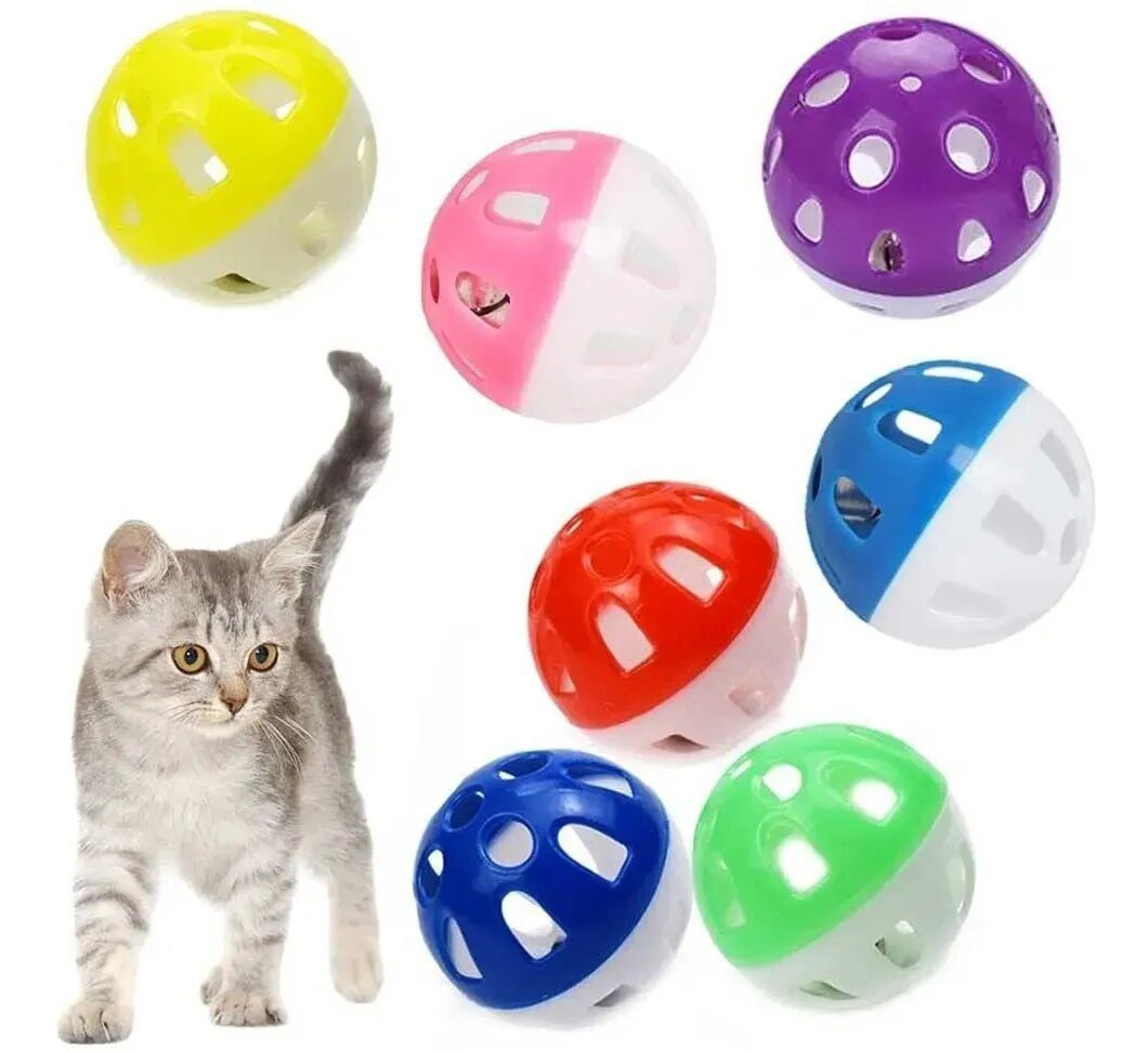 Bolinha Com Guizo Brinquedo Gato Interativo Estimulante
